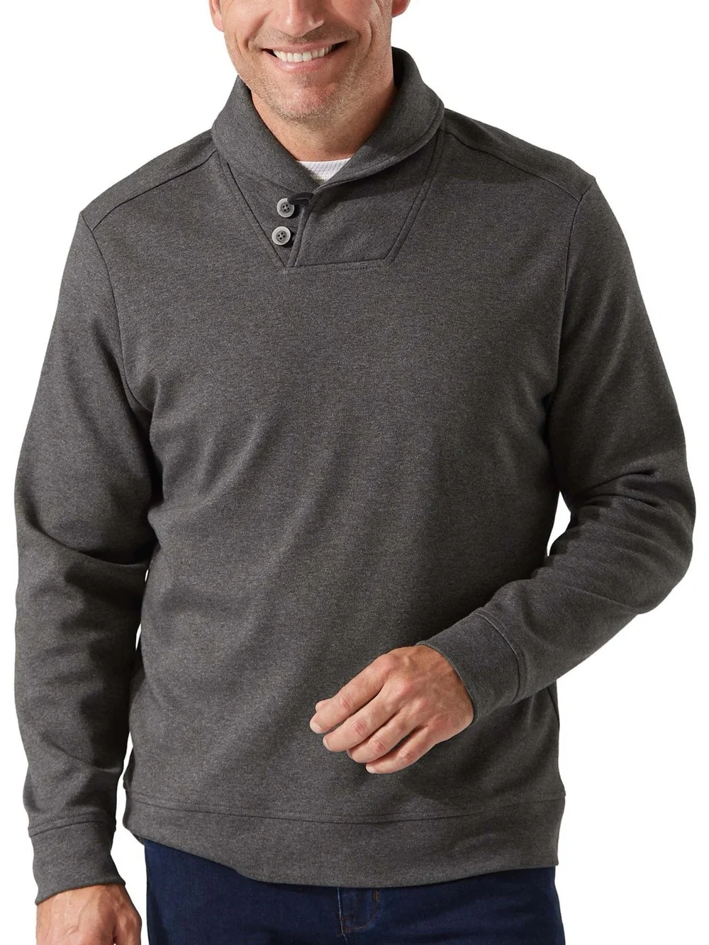 Tommy Bahamas Martinique Long Sleeve Pima Cotton Top